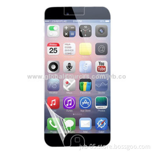 Anti-glare Screen Protector for iPhone 6, Made of High-quality PET Material